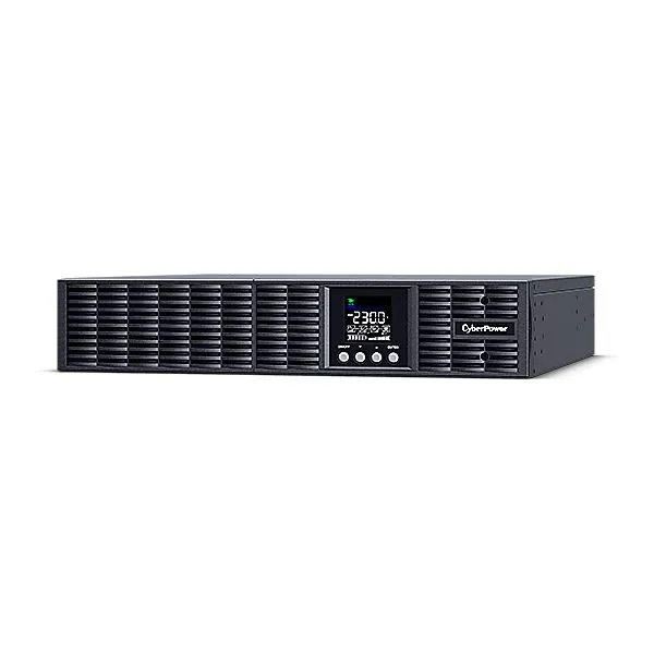 Thiết bị lưu điện 3KVA CyberPower OLS3000ERT2UA kèm ắc quy mở rộng BPSE72V40ART2U (Công suất: 3000VA/2700W  -  Kích thước: 196x337x416mm  -  Trọng lượng: 26kg  - Tải 50%: 13.8 phút + Kèm bộ module Ắc quy mở rộng BPSE72V40ART2U - Cường độ dòng output: 40A) 